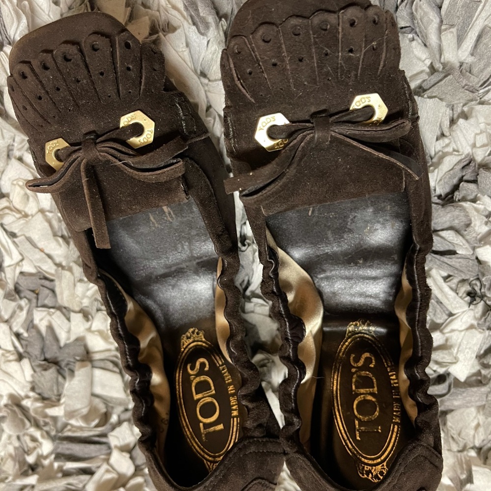 Tod's Suede Ballerina Flat